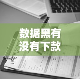 数据黑有没有下款口子？揭秘真实下款渠道与避坑技巧
