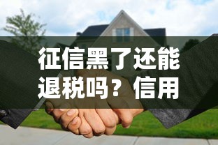 征信黑了还能退税吗?信用问题与退税关联全解析 征信黑了还能退税吗?信用问题与退税关联全解析