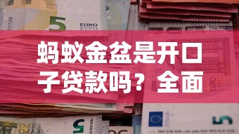 蚂蚁金盆是开口子贷款吗？全面解析平台风控逻辑与申请避坑指南