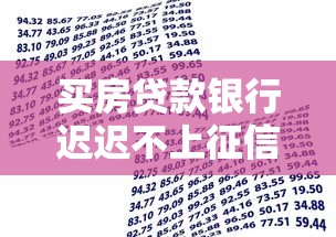 买房贷款银行迟迟不上征信怎么办？解决方法全解析