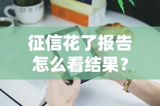 征信花了报告怎么看结果?三步教你识别关键问题 征信花了报告怎么看结果?三步教你识别关键问题