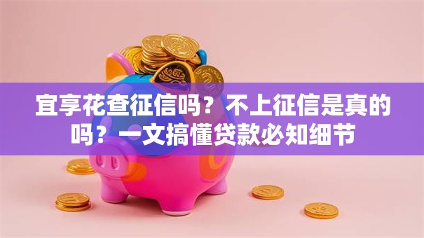 宜享花查征信吗?不上征信是真的吗?一文搞懂贷款必知细节 宜享花查征信吗?不上征信是真的吗?一文搞懂贷款必知细节