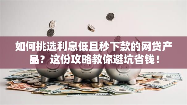 如何挑选利息低且秒下款的网贷产品？这份攻略教你避坑省钱！