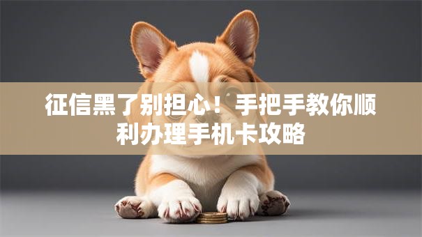 征信黑了别担心！手把手教你顺利办理手机卡攻略