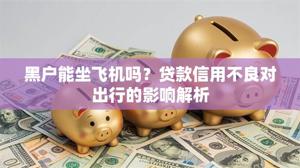 黑户能坐飞机吗？贷款信用不良对出行的影响解析