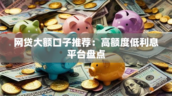 网贷大额口子推荐:高额度低利息平台盘点 网贷大额口子推荐:高额度低利息平台盘点