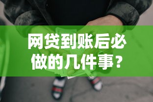 网贷到账后必做的几件事?教你守住钱袋子避免踩坑 网贷到账后必做的几件事?教你守住钱袋子避免踩坑