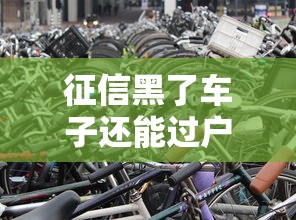 征信黑了车子还能过户吗？这些门道必须提前摸清