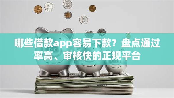 哪些借款app容易下款?盘点通过率高、审核快的正规平台 哪些借款app容易下款?盘点通过率高、审核快的正规平台