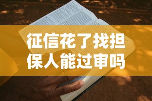 征信花了找担保人能过审吗?真实案例分析 征信花了找担保人能过审吗?真实案例分析