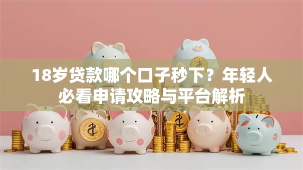 18岁贷款哪个口子秒下？年轻人必看申请攻略与平台解析