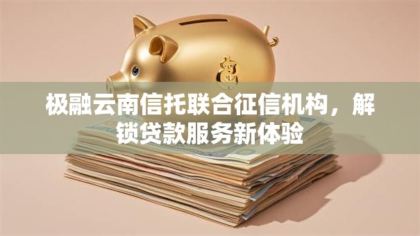 极融云南信托联合征信机构,解锁贷款服务新体验 极融云南信托联合征信机构,解锁贷款服务新体验
