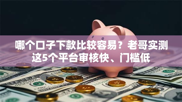 哪个口子下款比较容易？老哥实测这5个平台审核快、门槛低
