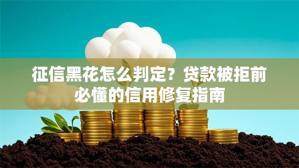 征信黑花怎么判定?贷款被拒前必懂的信用修复指南 征信黑花怎么判定?贷款被拒前必懂的信用修复指南