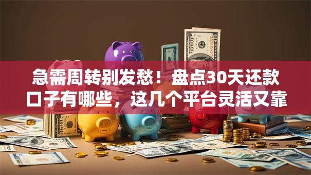 急需周转别发愁!盘点30天还款口子有哪些,这几个平台灵活又靠谱 急需周转别发愁!盘点30天还款口子有哪些,这几个平台灵活又靠谱