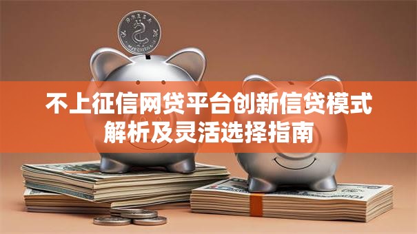 不上征信网贷平台创新信贷模式解析及灵活选择指南 不上征信网贷平台创新信贷模式解析及灵活选择指南