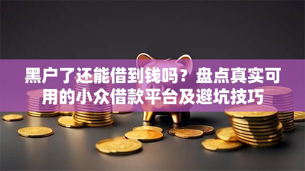 黑户了还能借到钱吗?盘点真实可用的小众借款平台及避坑技巧 黑户了还能借到钱吗?盘点真实可用的小众借款平台及避坑技巧