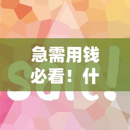 急需用钱必看!什么老口子可以下款?这几个渠道审核快、门槛低 急需用钱必看!什么老口子可以下款?这几个渠道审核快、门槛低