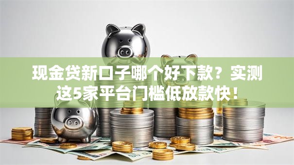现金贷新口子哪个好下款？实测这5家平台门槛低放款快！