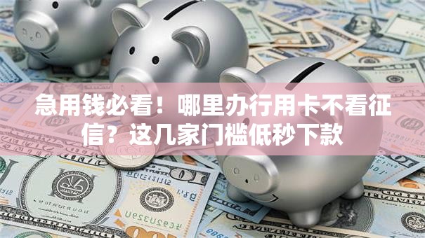 急用钱必看!哪里办行用卡不看征信?这几家门槛低秒下款 急用钱必看!哪里办行用卡不看征信?这几家门槛低秒下款