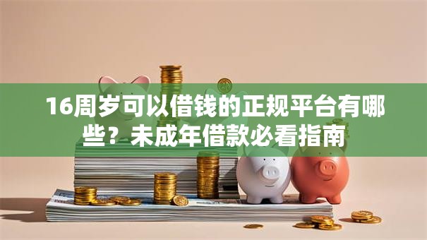 16周岁可以借钱的正规平台有哪些?未成年借款必看指南 16周岁可以借钱的正规平台有哪些?未成年借款必看指南