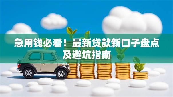 急用钱必看！最新贷款新口子盘点及避坑指南