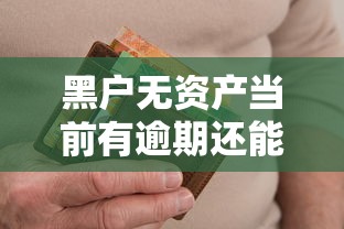 黑户无资产当前有逾期还能申请贷款吗？真实渠道深度解析