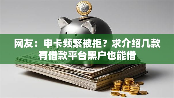 网友:申卡频繁被拒?求介绍几款有借款平台黑户也能借 网友:申卡频繁被拒?求介绍几款有借款平台黑户也能借