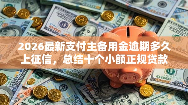 2026最新支付主备用金逾期多久上征信，总结十个小额正规贷款平台！