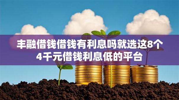 丰融借钱借钱有利息吗就选这8个4千元借钱利息低的平台