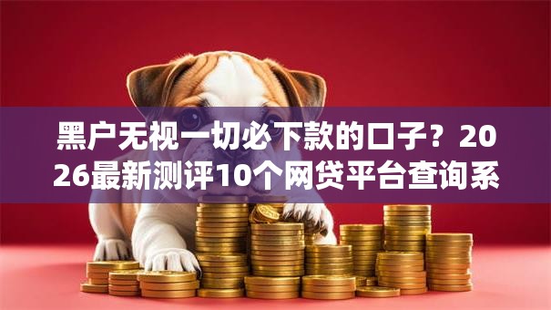 黑户无视一切必下款的口子？2026最新测评10个网贷平台查询系统