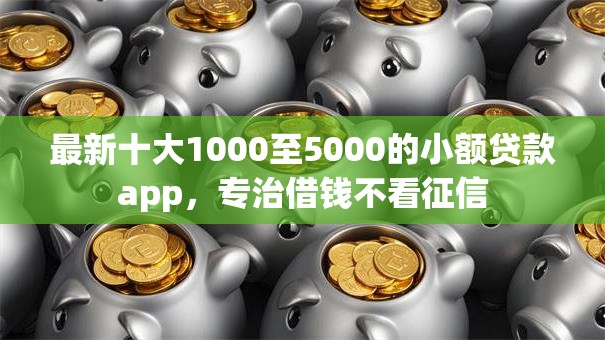 最新十大1000至5000的小额贷款app，专治借钱不看征信