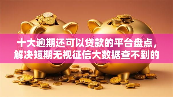 十大逾期还可以贷款的平台盘点，解决短期无视征信大数据查不到的问题