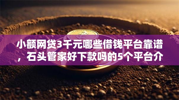 小额网贷3千元哪些借钱平台靠谱，石头管家好下款吗的5个平台介绍