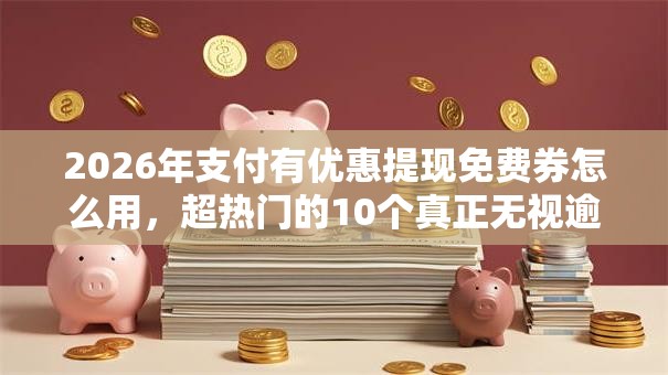 2026年支付有优惠提现免费券怎么用，超热门的10个真正无视逾期大数据的网贷口子推荐