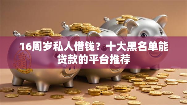 16周岁私人借钱？十大黑名单能贷款的平台推荐