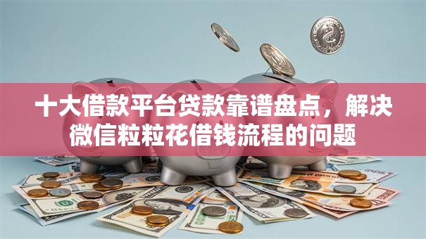 十大借款平台贷款靠谱盘点，解决微信粒粒花借钱流程的问题