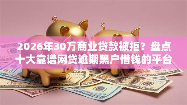 2026年30万商业贷款被拒？盘点十大靠谱网贷逾期黑户借钱的平台能借
