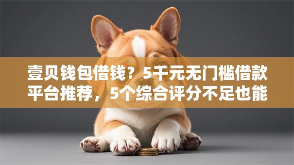 壹贝钱包借钱？5千元无门槛借款平台推荐，5个综合评分不足也能借钱的平台盘点
