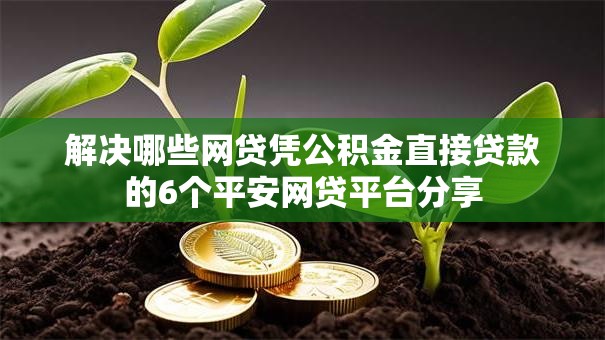解决哪些网贷凭公积金直接贷款的6个平安网贷平台分享