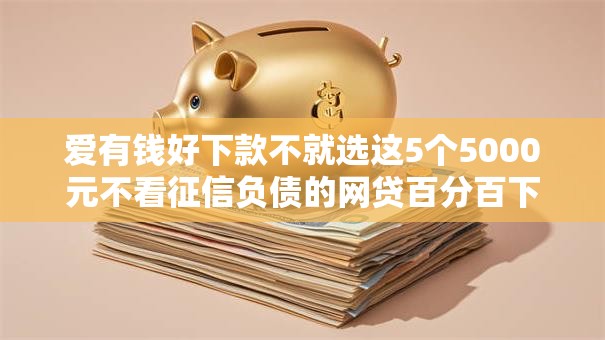 爱有钱好下款不就选这5个5000元不看征信负债的网贷百分百下款平台