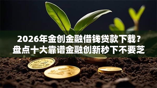2026年金创金融借钱贷款下载？盘点十大靠谱金融创新秒下不要芝麻分的平台