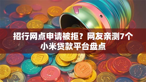 招行网点申请被拒？网友亲测7个小米贷款平台盘点