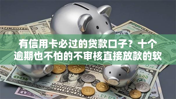 有信用卡必过的贷款口子？十个逾期也不怕的不审核直接放款的软件