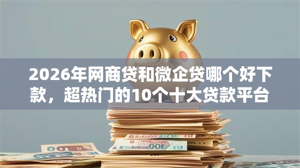 2026年网商贷和微企贷哪个好下款,超热门的10个十大贷款平台推荐 2026年网商贷和微企贷哪个好下款,超热门的10个十大贷款平台推荐