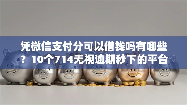 凭微信支付分可以借钱吗有哪些？10个714无视逾期秒下的平台推荐给你