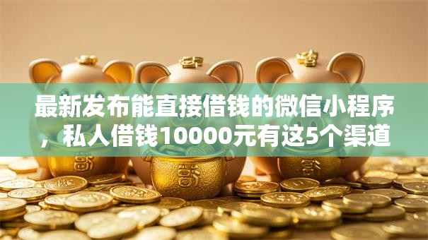 最新发布能直接借钱的微信小程序，私人借钱10000元有这5个渠道