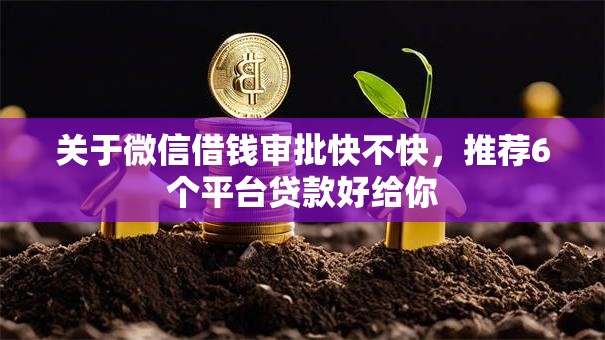 关于微信借钱审批快不快，推荐6个平台贷款好给你