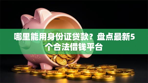 哪里能用身份证贷款？盘点最新5个合法借钱平台