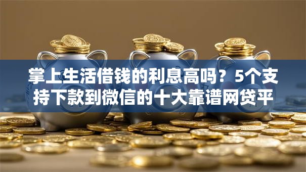 掌上生活借钱的利息高吗？5个支持下款到微信的十大靠谱网贷平台